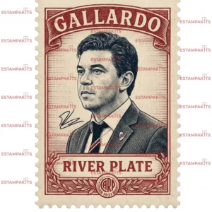 Diseño digital DTF/Sublimación Gallardo River Plate - Sello vintage